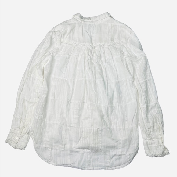 Sundance size XS collar patchwork button down shirt - Picture 3 of 12